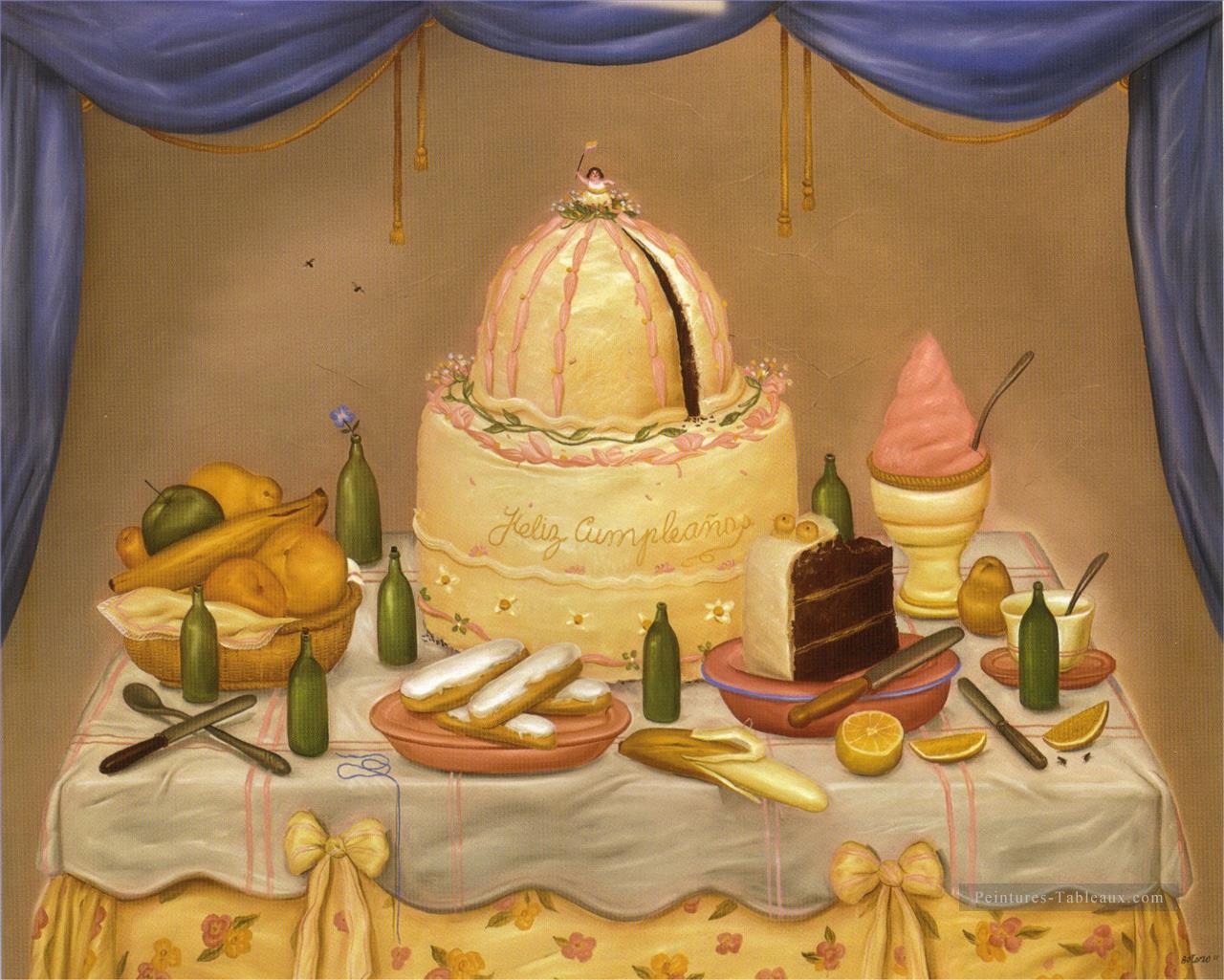 Joyeux anniversaire Fernando Botero Peintures à l'huile